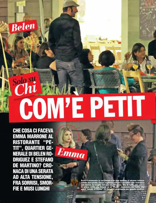 Belen ed Emma: incontri ravvicinati