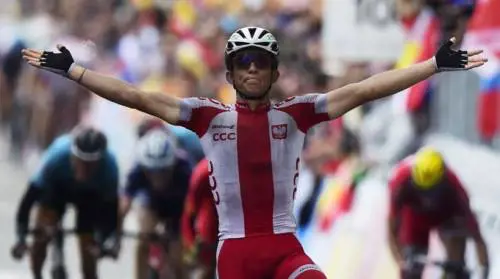 Kwiatkowski celebra la vittoria più importante della carriera