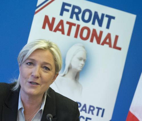 La prima volta in Senato del partito di Le Pen