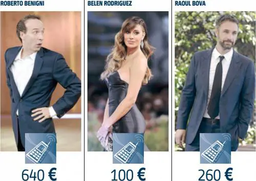 Il numero di telefono di Belen si compra in Rete con 100 euro