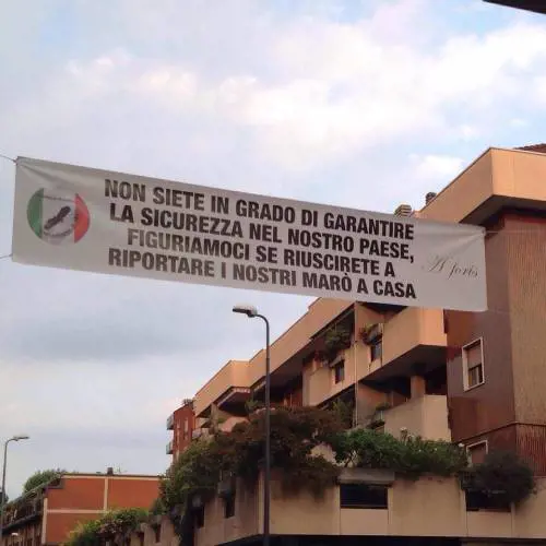 "Mi accusano di essere nazista perché difendo i marò"