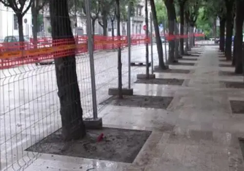 La nuova sistemazione di Piazza Massari, a Bari