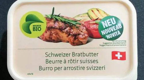 In vendita il burro "per arrostire svizzeri"