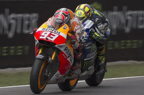 Marc Marquez e Valentino Rossi
