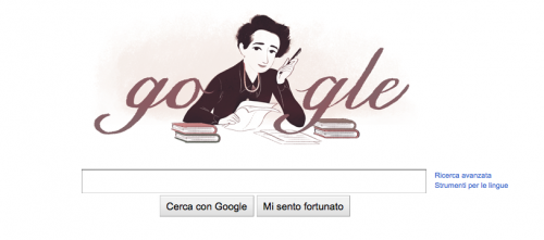 Google lancia un doodle per l'anniversario di Hannah Arendt