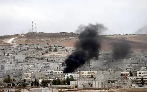 Combattimenti nella città curda di Kobane