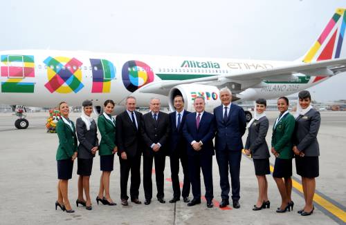 Expo vola nel mondo con gli aerei Alitalia-Etihad
