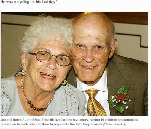 Dopo 73 anni di matrimonio muoiono a 28 ore di distanza