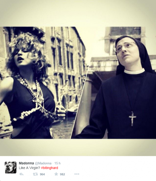 I tweet di Madonna su Suor Cristina