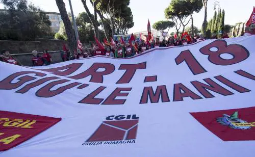 Dall'articolo 18 al Jobs Act il cambiamento è avversato dalla Cgil
