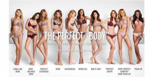 38 taglia perfetta: bufera contro Victoria's Secret