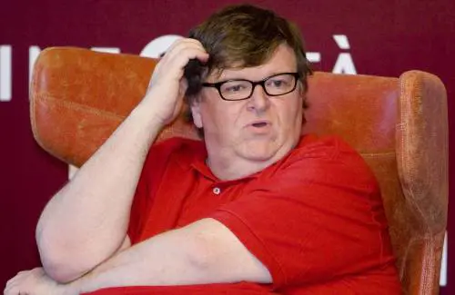Il regista Michael Moore