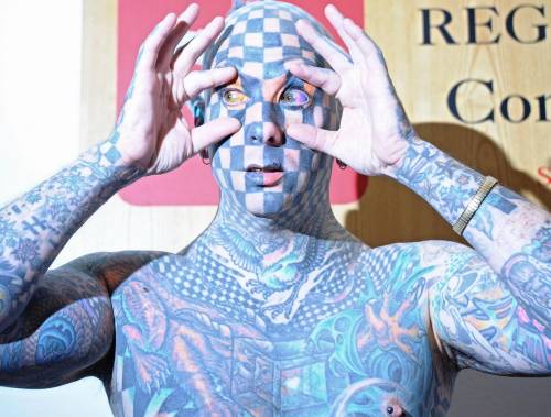 Matt Gone, l'uomo più tatuato del mondo