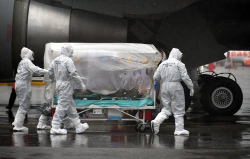 L'aereo dell'aeronautica militare per il nuovo protocollo anti-Ebola