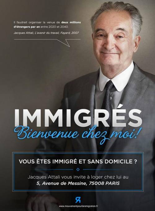 L'economista Jacques Attali, "invitato" ad accogliere i profughi in casa propria