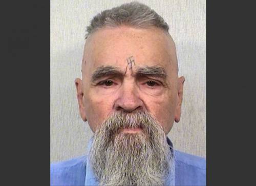 L'80enne Charles Manson in una foto risalente a ottobre 2014