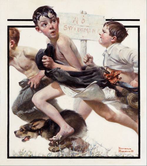 I romani incantati da Rockwell, l'illustratore che disegnò il volto quotidiano degli Usa