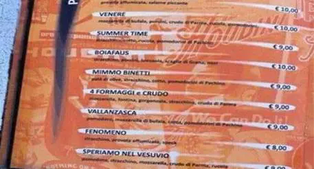 "Speriamo nel Vesuvio". Il nome della pizza choc  di un ristorante di Savona