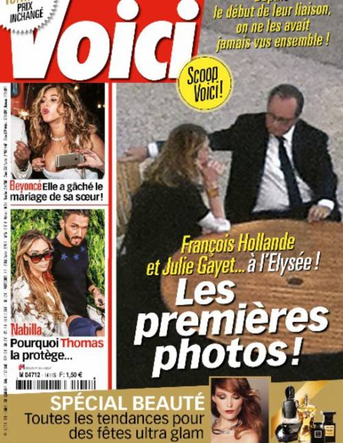 È amore Hollande-Gayet all'Eliseo