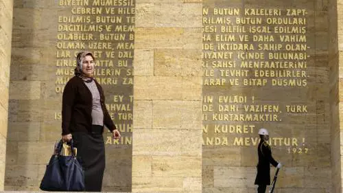 Il mausoleo di Ataturk ad Ankara