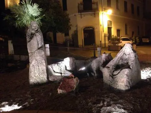 Il presepe di pietra di Sciola