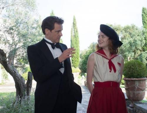 Colin Firth con Emma Stone in "Magic in the Moonlight"