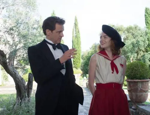 Colin Firth con Emma Stone in "Magic in the Moonlight"