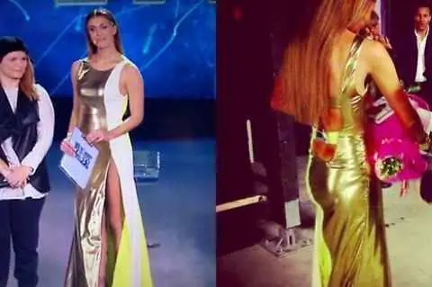 Il vestito da urlo di Belen Rodriguez