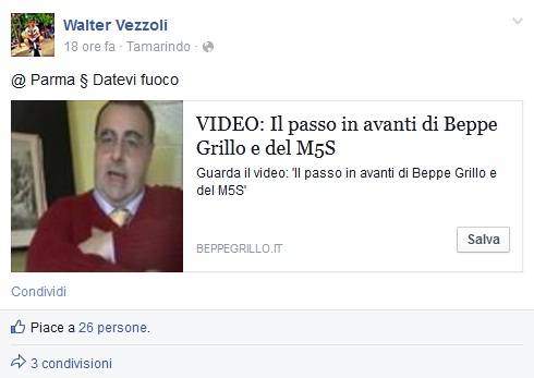 Il collaboratore di Grillo contro Pizzarotti & Co: "Parma, datevi fuoco"