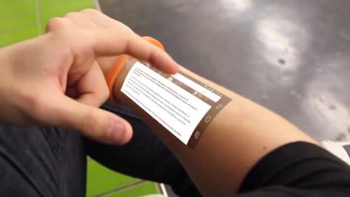 La pelle come lo smartphone: è il dispositivo Cicret Bracelet