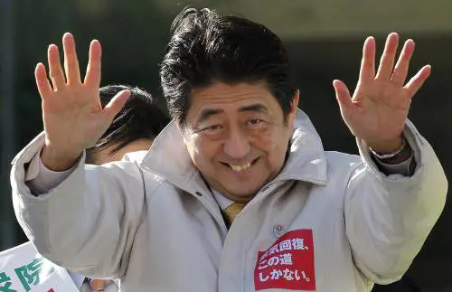 Il primo ministro giapponese Shinzo Abe