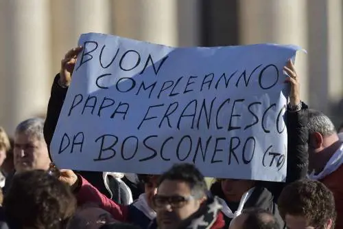 Il compleanno del Papa