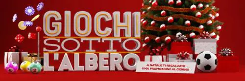 Giochi sotto l'albero, il Natale con Lottomatica