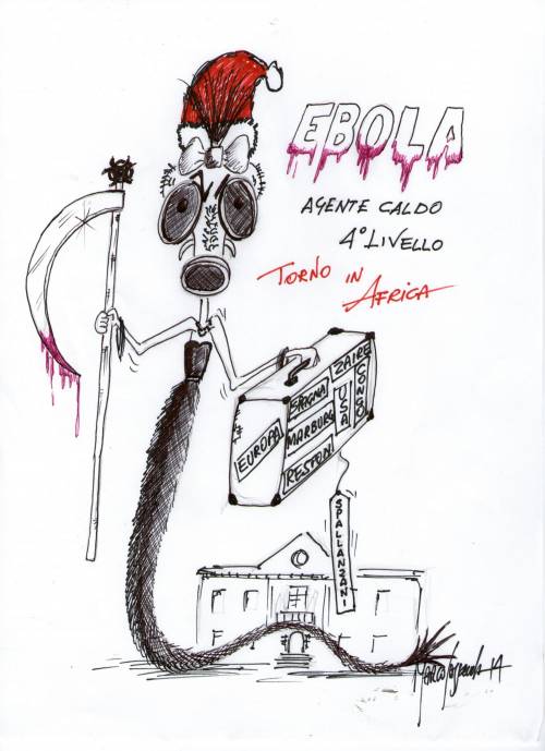 Ebola "scrive" al medico italiano: "Ti amo, ma ti lascio"