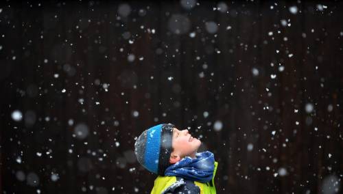 Una coltre di neve ricopre la Germania