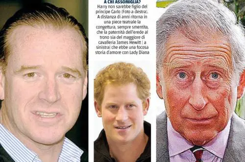 James Hewitt, Harry e Carlo d'Inghilterra