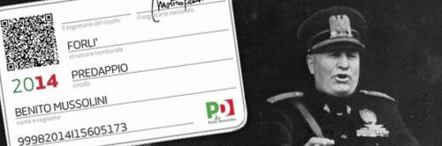 Così abbiamo iscritto Benito Mussolini al Pd