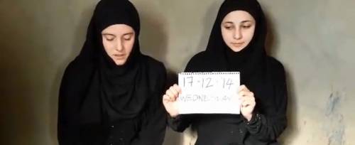 Le italiane rapite in Siria in un video: "Siamo in pericolo"