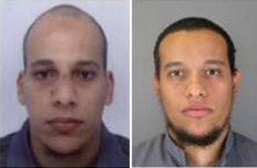 Cherif e Said Kouachi, killer dell'assalto a Charlie Hebdo