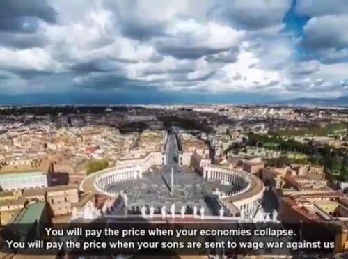 Video messo in rete dagli jihadisti su YouTube che mostra Roma
