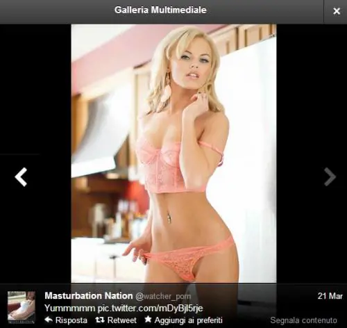 Le foto hot di Twitter