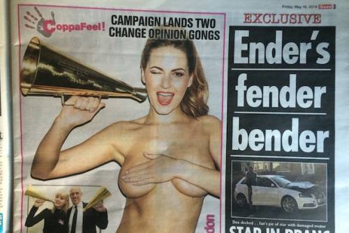 "The Sun", dopo 44 anni manda in pensione le modelle in topless della celebre Pagina 3