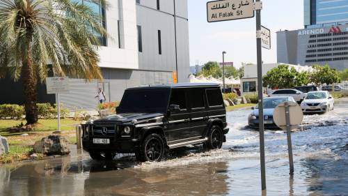 La pioggia "straordinaria" sull'emirato di Dubai