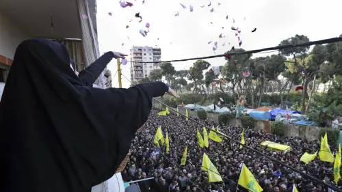 I funerali di Jihad Mughniyeh in Libano
