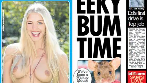 Nicole, 22enne di Bournemouth, sulla Pagina 3 del Sun