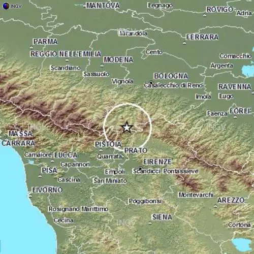 Terremoto sull'Appenino. Scossa di magnitudo 4.1. Paura anche a Bologna