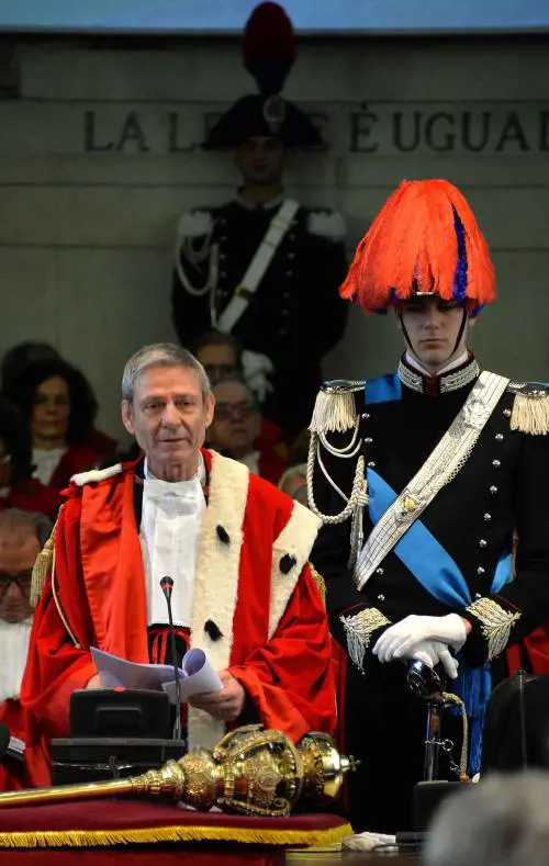 Il presidente della Corte d'appello di Milano Giovanni Canzio