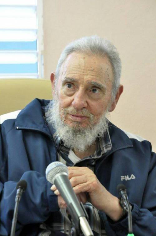 Fidel Castro in uno scatto del 2013