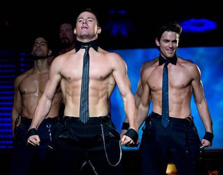 Un'immagine tratta dal film sugli spogliarellisti "Magic Mike"