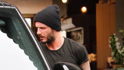 David Beckham fa shopping a Brentwood